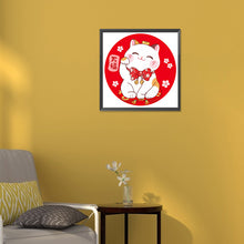 Load image into Gallery viewer, Diamond Painting - Full Round - Lucky Cat (30*30CM)
