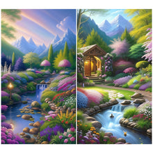 Load image into Gallery viewer, Diamond Painting - Full Round - mountain scenery (50*90CM)

