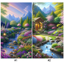 Load image into Gallery viewer, Diamond Painting - Full Round - mountain scenery (50*90CM)

