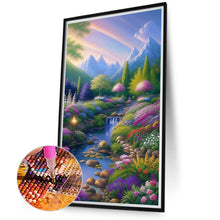 Load image into Gallery viewer, Diamond Painting - Full Round - mountain scenery (50*90CM)
