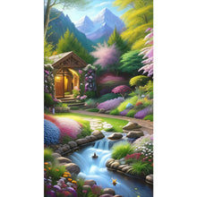 Load image into Gallery viewer, Diamond Painting - Full Round - mountain scenery (50*90CM)
