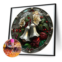 Load image into Gallery viewer, Diamond Painting - Full Round - Round plate glass art bell (30*30CM)
