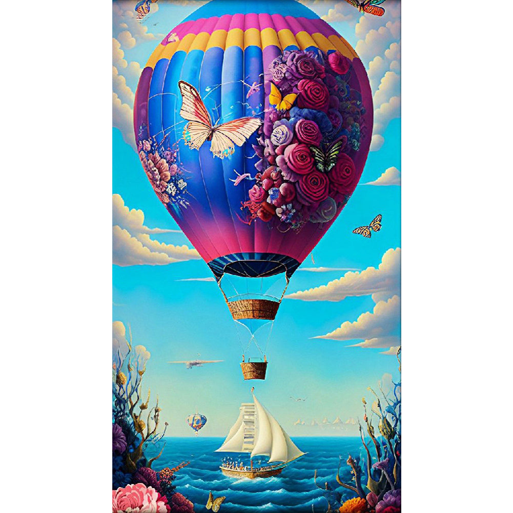 Diamond Painting - Full Round - hot air balloon (45*80CM)