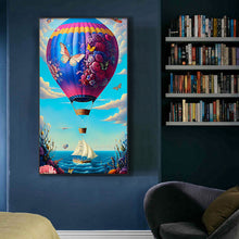 Load image into Gallery viewer, Diamond Painting - Full Round - hot air balloon (45*80CM)
