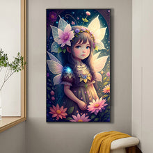Load image into Gallery viewer, Diamond Painting - Full Round - elf girl (45*80CM)
