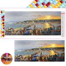 Load image into Gallery viewer, Diamond Painting - Full Square - towns by the coast (70*30CM)
