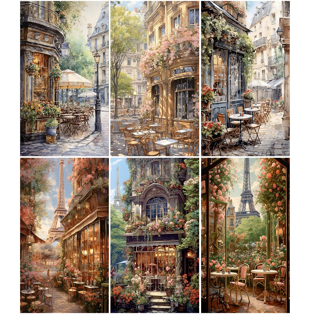 Diamond Painting - Full Square - French street scene (40*70CM)
