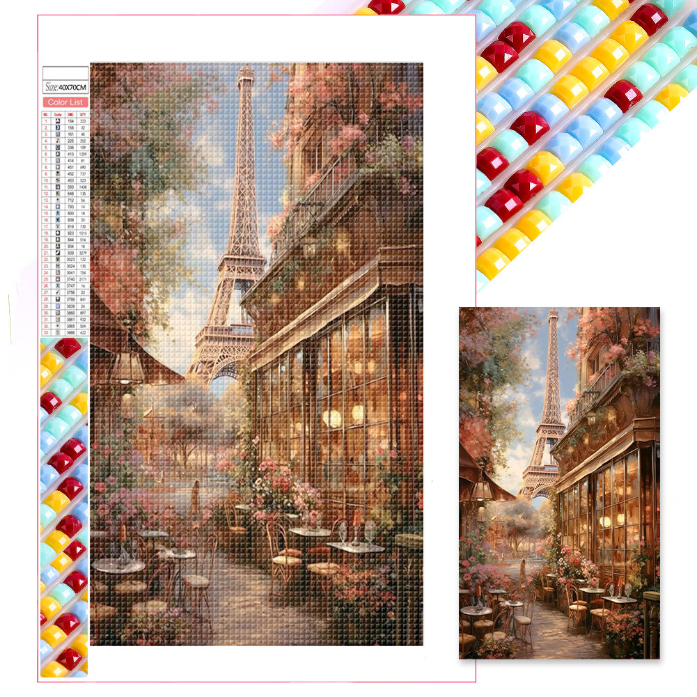 Diamond Painting - Full Square - French street scene (40*70CM)
