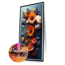 Load image into Gallery viewer, Diamond Painting - Full Square - paper cut flowers (40*70CM)
