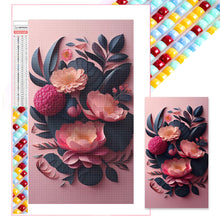Load image into Gallery viewer, Diamond Painting - Full Square - paper cut flowers (40*70CM)
