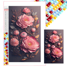 Load image into Gallery viewer, Diamond Painting - Full Square - paper cut flowers (40*70CM)
