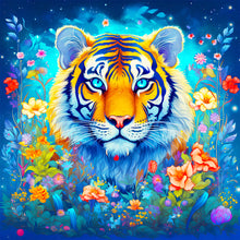 Load image into Gallery viewer, Diamond Painting - Full Round - tiger (30*30CM)
