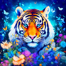 Load image into Gallery viewer, Diamond Painting - Full Round - tiger (30*30CM)
