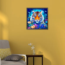 Load image into Gallery viewer, Diamond Painting - Full Round - majestic tiger (30*30CM)
