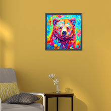 Load image into Gallery viewer, Diamond Painting - Full Round - colored bear (30*30CM)
