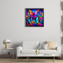 Load image into Gallery viewer, Diamond Painting - Full Round - colorful butterfly (30*30CM)
