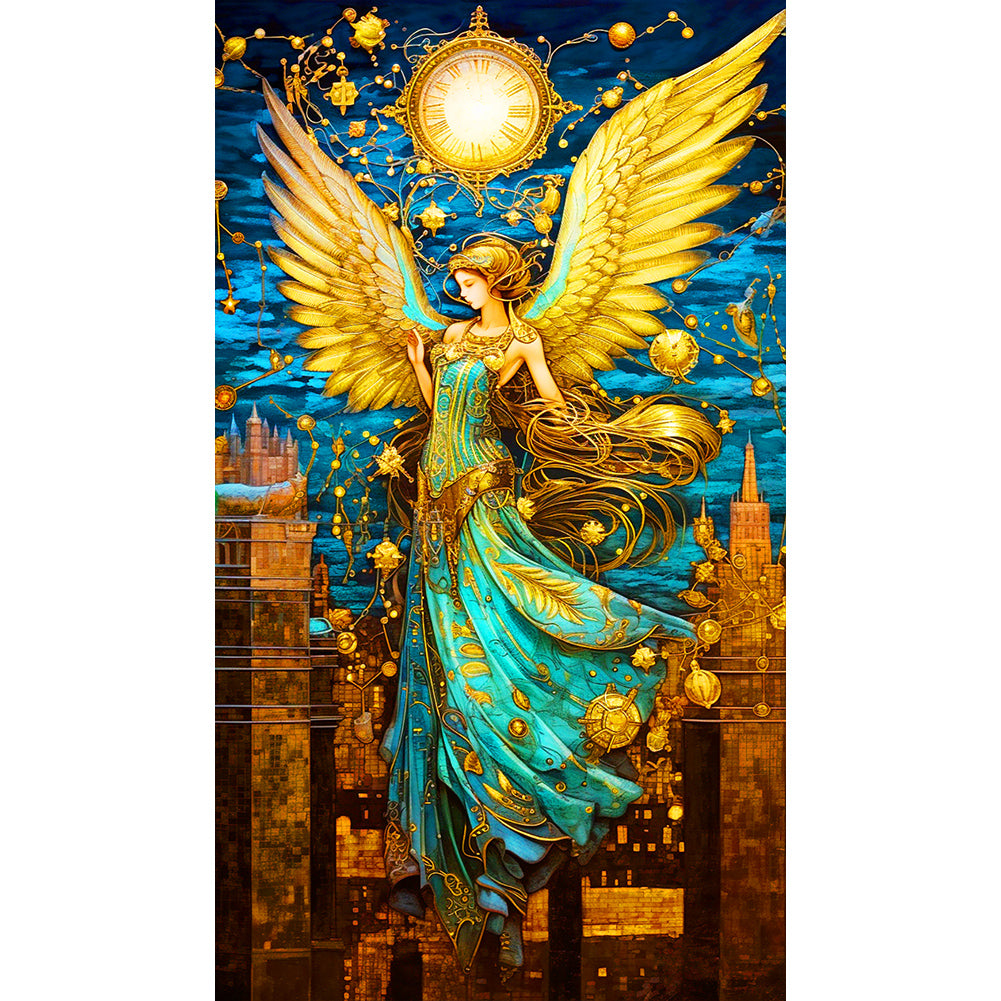 Diamond Painting - Full Round - drop angel girl (40*70CM)