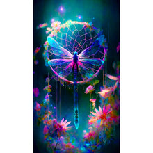 Load image into Gallery viewer, Diamond Painting - Full Round - Rain and Dew Dragonfly Landscape Series (40*70CM)
