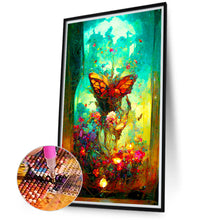 Load image into Gallery viewer, Diamond Painting - Full Round - butterfly ruins (40*70CM)
