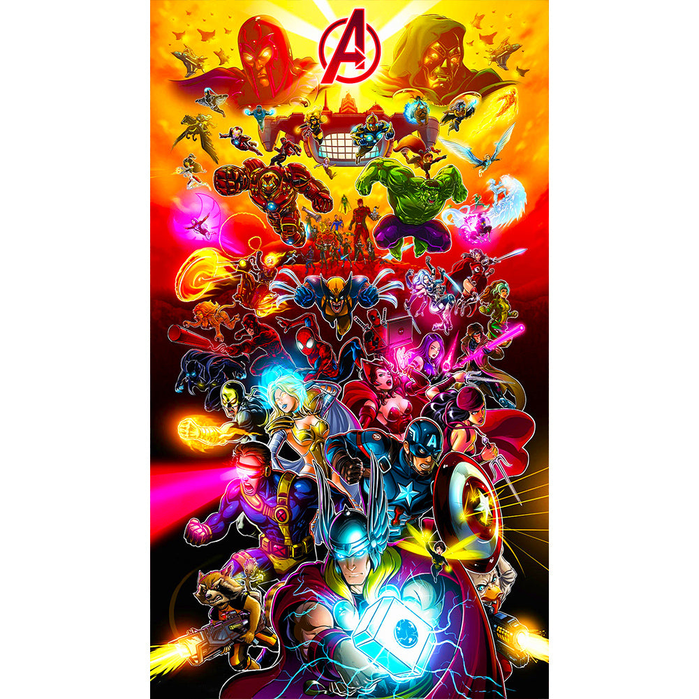 Diamond Painting - Full Round - Marvel (40*70CM)