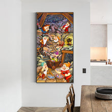 Load image into Gallery viewer, Diamond Painting - Full Round - seven dwarfs cartoon series (40*70CM)

