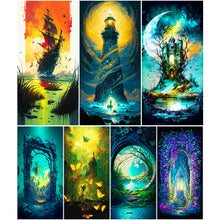 Load image into Gallery viewer, Diamond Painting - Full Round - view (40*80CM)
