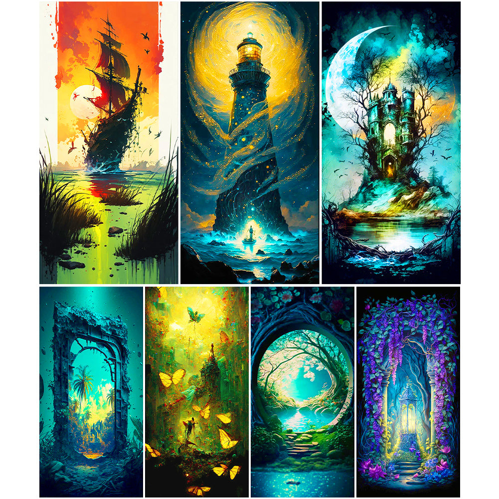 Diamond Painting - Full Round - view (40*80CM)