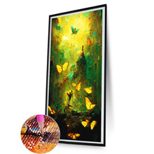 Load image into Gallery viewer, Diamond Painting - Full Round - butterfly ruins (40*80CM)
