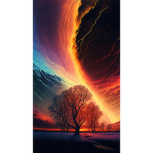 Load image into Gallery viewer, Diamond Painting - Full Round - night aurora (40*70CM)
