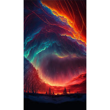 Load image into Gallery viewer, Diamond Painting - Full Round - night aurora (40*70CM)
