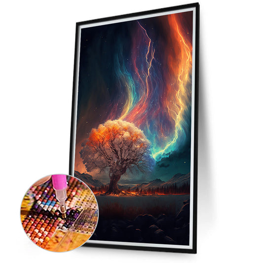 Diamond Painting - Full Round - night aurora (40*70CM)