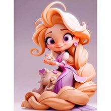 Load image into Gallery viewer, Diamond Painting - Full Round - Long Hair Princess (30*40CM)
