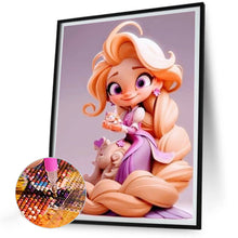 Load image into Gallery viewer, Diamond Painting - Full Round - Long Hair Princess (30*40CM)
