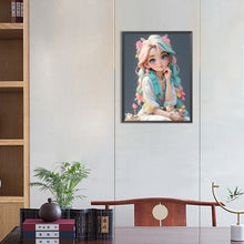 Load image into Gallery viewer, Diamond Painting - Full Round - cute little girl (30*40CM)
