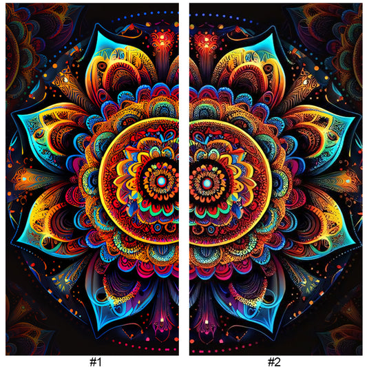 Diamond Painting - Full Round - Twin Mandala (40*80CM)