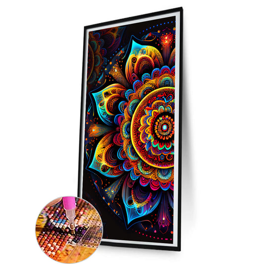 Diamond Painting - Full Round - Twin Mandala (40*80CM)