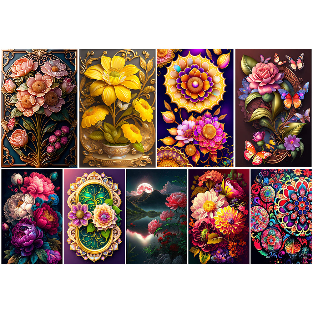 Diamond Painting - Full Round - flowers and plants (45*70CM)