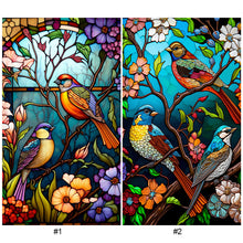 Load image into Gallery viewer, Diamond Painting - Full Round - flower and bird glass art (40*70CM)
