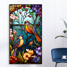 Load image into Gallery viewer, Diamond Painting - Full Round - flower and bird glass art (40*70CM)
