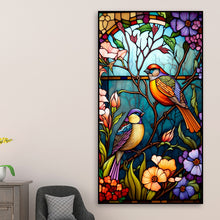 Load image into Gallery viewer, Diamond Painting - Full Round - flower and bird glass art (40*70CM)
