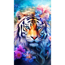 Load image into Gallery viewer, Diamond Painting - Full Round - tiger (40*70CM)
