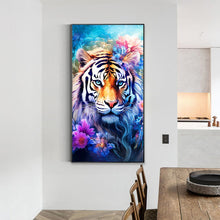 Load image into Gallery viewer, Diamond Painting - Full Round - tiger (40*70CM)
