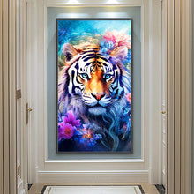 Load image into Gallery viewer, Diamond Painting - Full Round - tiger (40*70CM)
