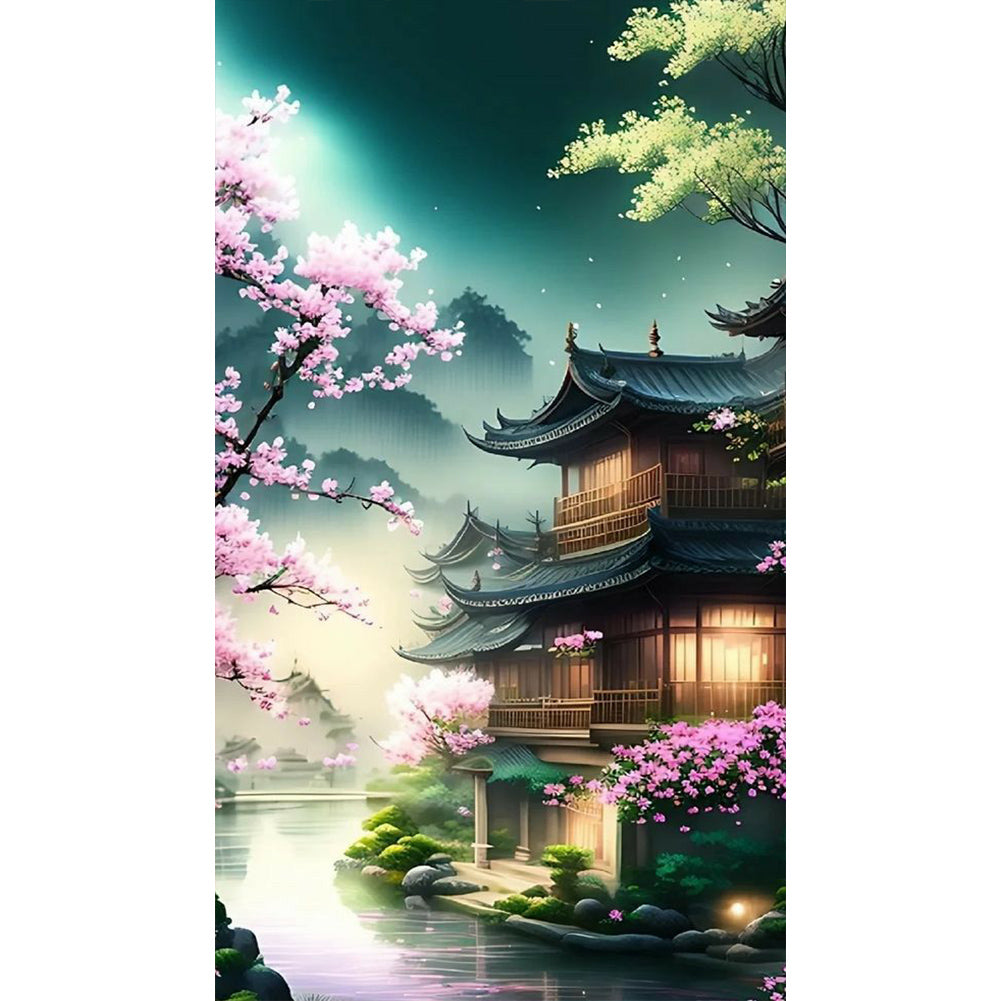 Diamond Painting - Full Round - flower branch (40*70CM)