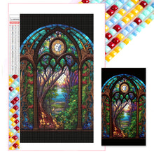 Load image into Gallery viewer, Diamond Painting - Full Square - glass art landscape painting (40*70CM)
