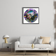 Load image into Gallery viewer, Diamond Painting - Full Round - medal glass art dragonfly (30*30CM)
