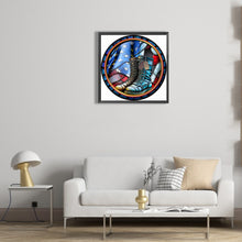 Load image into Gallery viewer, Diamond Painting - Full Round - Round plate glass art military boots (30*30CM)
