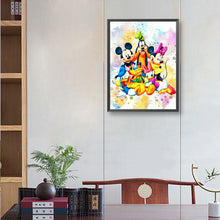 Load image into Gallery viewer, Diamond Painting - Full Round - mickey mouse and friends (30*40CM)
