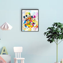 Load image into Gallery viewer, Diamond Painting - Full Round - mickey mouse and friends (30*40CM)
