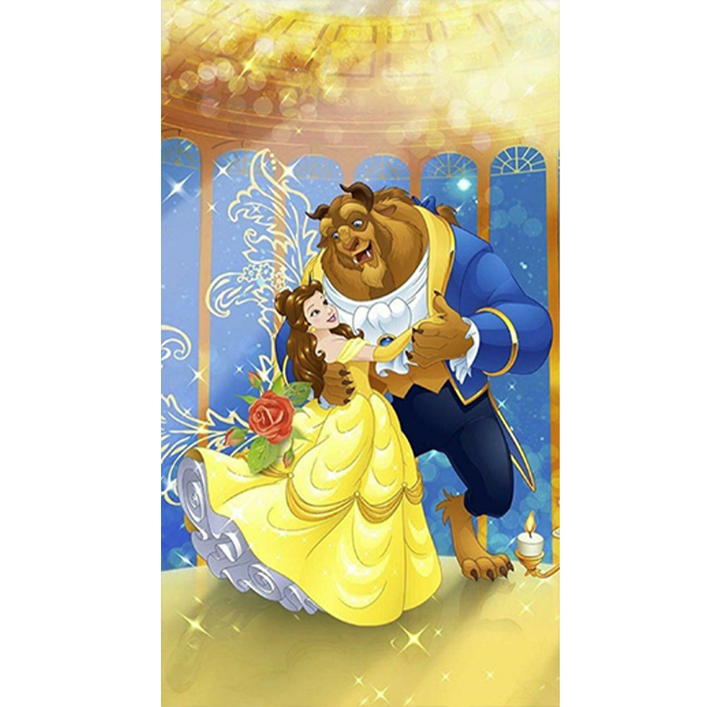 Diamond Painting - Full Round - beauty and the beast (40*70CM)